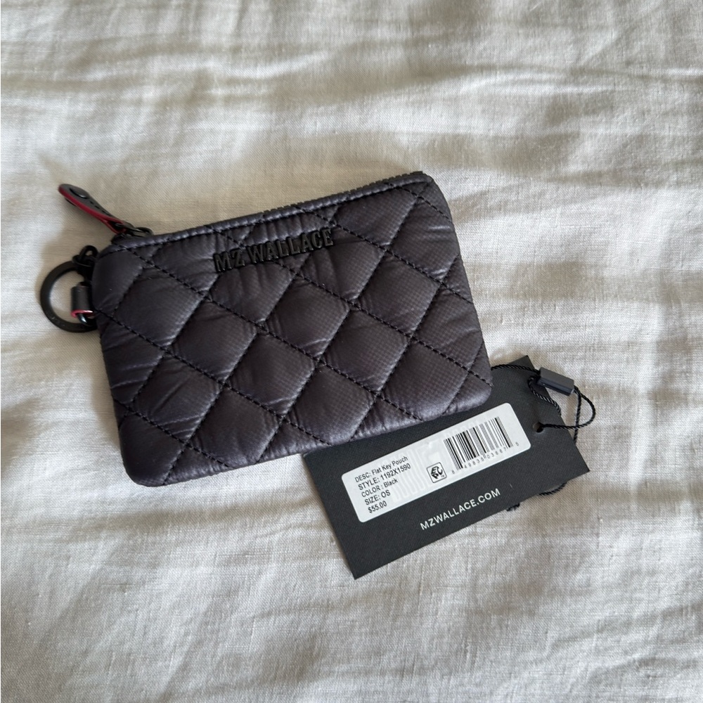 MZ Wallace Quilted Pouch in Black